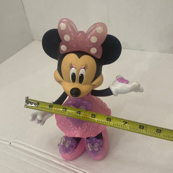 DISNEY talking singing Minnie Mouse light up push press flower toy colors - Picture 11 of 13